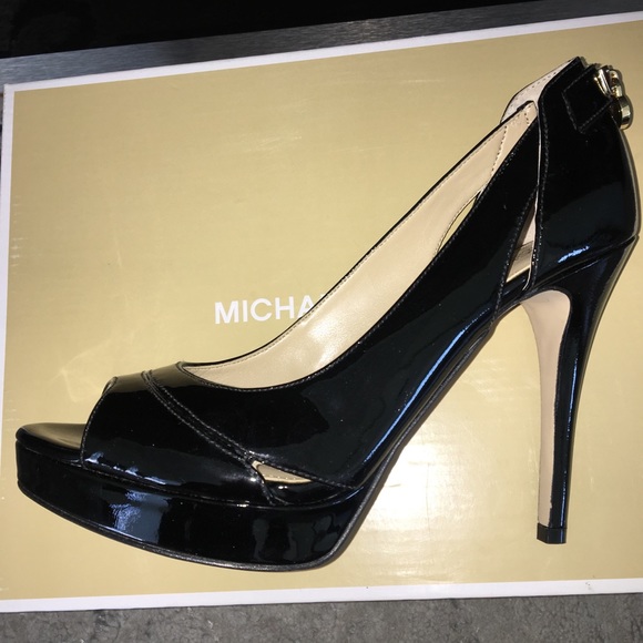 MICHAEL KORS OPEN TOE PUMPS SIZE 6.5 - Picture 7 of 8